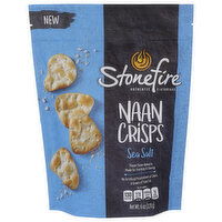 Stonefire Sea Salt Naan Crisps Orig - 6 Ounce