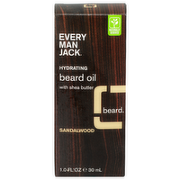 Every Man Jack Sandalwood Hydrating Beard Oil - 1 Fluid Ounce