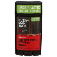 Every Man Jack Cedarwood Antiperspirant Deodorant - 2.6 Ounce
