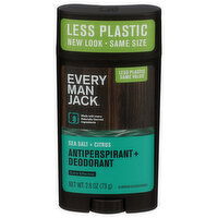 EVERY MAN JACK Sea Salt Antiperspirant Deodorant - 2.6 Ounce