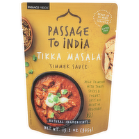 Passage Foods Curry Tikka Masala Simmer Sauce To India - 3.3 Ounce - 4 Count