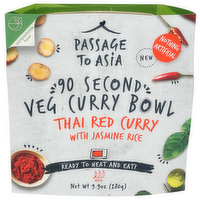 Passage Foods Veg Curry Thai Red Heat-And-Eat To Asia Bowl - 9.9 Ounce