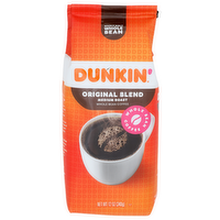 Dunkin' Original Blend Medium Roast Whole Bean Coffee - 12 Ounce