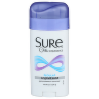 Sure Regular Original Solid Antiperspirant & Deodorant - 2.7 Ounce