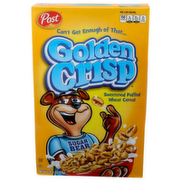 Post Golden Crisp Sweetened Puffed Wheat Cereal - 14.75 Ounce