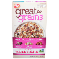 Post Great Grains Rasins, Dates & Pecans Cereal - 16 Ounce