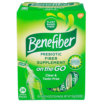 Benefiber Clear & Taste-free Prebiotic Fiber Supplement - 0.005 Ounce - 28 Count