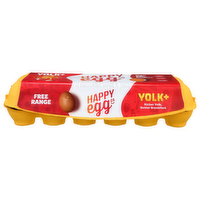 Happy Egg Free Range Eggs - 12 Count