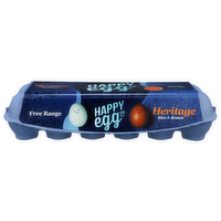 Happy Egg Heritage Breed Eggs - 12 Count