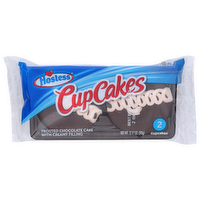 Hostess Frosted Chocolate Cake With Creamy Filling Cupcakes - 1.585 Ounce - 2 Count