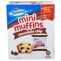 Hostess Chocolate Chip Mini Muffins - 1.65 Ounce - 5 Count