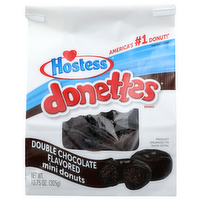 Hostess Donettes Double Chocolate Flavored Mini Donuts - 10.75 Ounce