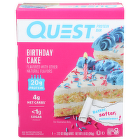 Quest Birthday Cake Protein Bar - 2.125 Ounce - 4 Count