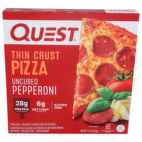 Quest Thin Crust Uncurred Pepperoni Pizza - 11.4 Ounce