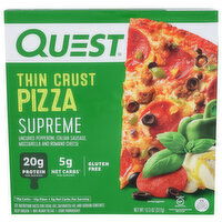Quest Thin Crust Supreme Pizza - 13.3 Ounce
