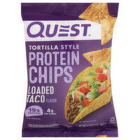 Quest Style Protein Chips Tortilla Chip Loaded Taco - 1.1 Ounce