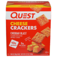 Quest Cheese Crackers Cheddar - 1.058 Ounce - 4 Count