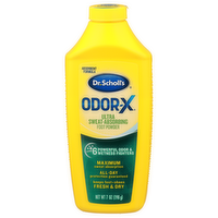 Dr. Scholl's Odor-X Ultra Sweat-Absorbing Foot Powder - 7 Ounce