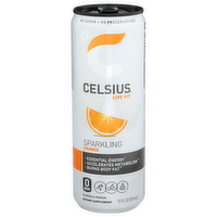 Celsius Orange Sparkling - 12 Fluid Ounce