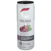 Celsius Grape Rush Sparkling - 12 Fluid Ounce