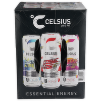 Celsius Sparkling Space Variety Pack Energy Drink - 12 Fluid Ounce - 12 Count