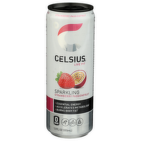Celsius Strawberry Passionfruit Sparkling Single Can - 12 Fluid Ounce