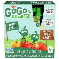 GOGO SQUEEZ Applesauce Pouches - 3.2 Ounce - 4 Count