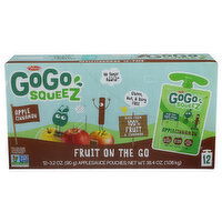 Gogo Squeez Apple Cinn 12/3.2Z - 3.2 Ounce - 12 Count