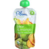 Plum Organics Pear & Mango Baby Food - 4 Ounce