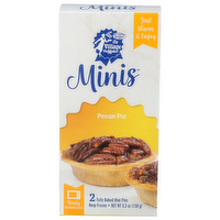 Village Piemaker Pecan Rte Frozen Pie Mini - 2.65 Ounce - 2 Count