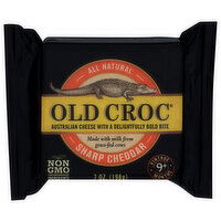 OLD CROC Cheese Sharp Chunk Retail - 7 Ounce