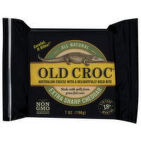 OLD CROC Cheese Ex-Sharp Chunk Retail - 7 Ounce