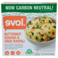 Evol. Butternut Squash & Sage Ravioli - 8.13 Ounce