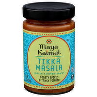 Maya Kaimal Tikka Masala Shelf Stable Jarred Sauce Glass Toasty Spices And Tangy Tomato Indian Simmer - 12.5 Ounce