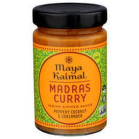 Maya Kaimal Madras Curry Peppery Coconut With Coriander Indian Simmer Sauce - 12.5 Ounce