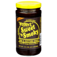 Woody's Sweet'n Smoky Bbq & Dipping Sauce - 14.5 Ounce