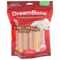 Dreambone Dog Chews With Vegetables & Chicken Churro Style Sticks - 0.629 Ounce - 14 Count