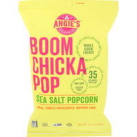 Angie's Boomchickapop Popcorn Sea Salt - 4.8 Ounce