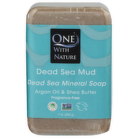 One With Nature Dead Sea Mud Mineral Soap - 7 Ounce