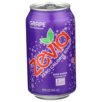 Zevia Grape Soda - 12 Fluid Ounce - 1 Count