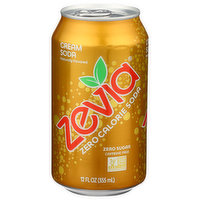 Zevia Cream Soda - 12 Fluid Ounce - 1 Count