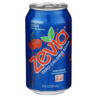 Zevia Cherry Cola Soda - 12 Fluid Ounce - 1 Count