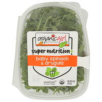 ORGANICGIRL Spinach 50% Baby Spinach & 50% Arugula - 5 Ounce