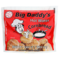 Big Daddy's Original Hand-Made Recipe Hot Water Cornbread - 1.6 Ounce - 10 Count