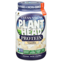 GENCEUTIC NATURALS Vanilla Plant Head Protein 15 Grams - 0.057 Pound - 30 Count