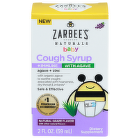 Zarbee's Naturals Baby Natural Grape Flavor Cough Syrup - 2 Fluid Ounce