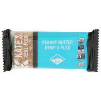 KATE's Real Food Peanut Butter Hemp & Flax Organic Energy Bar - 2.2 Ounce - 1 Count