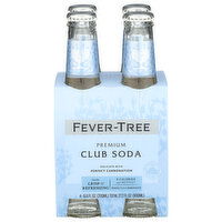 FEVER-TREE Club Soda Single Bottle - 6.8 Fluid Ounce - 4 Count
