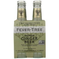 FEVER-TREE Ginger Beer Single Bottle - 6.8 Fluid Ounce - 4 Count