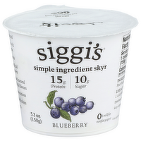 Siggi's Blueberry Nonfat Yogurt - 5.3 Ounce